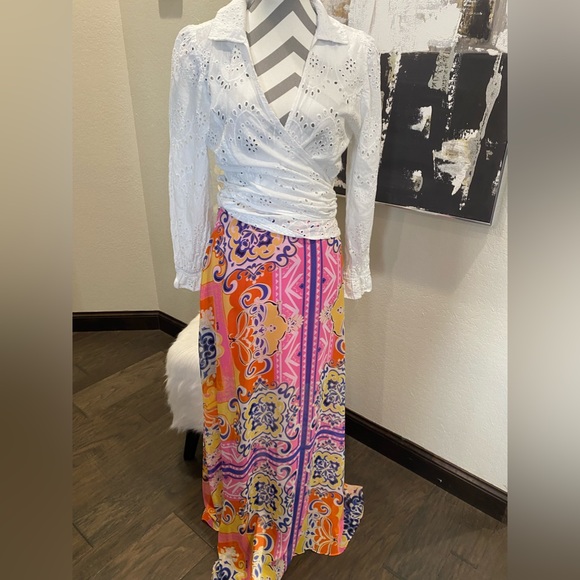 Hale Bob Dresses & Skirts - Hale Bob Maxi colorful Maxi skirt size Medium